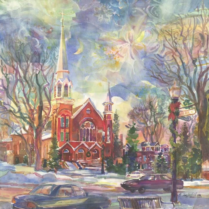 St. Mary's Cathedral - Christmas Cards for wholesale by Givinity Press