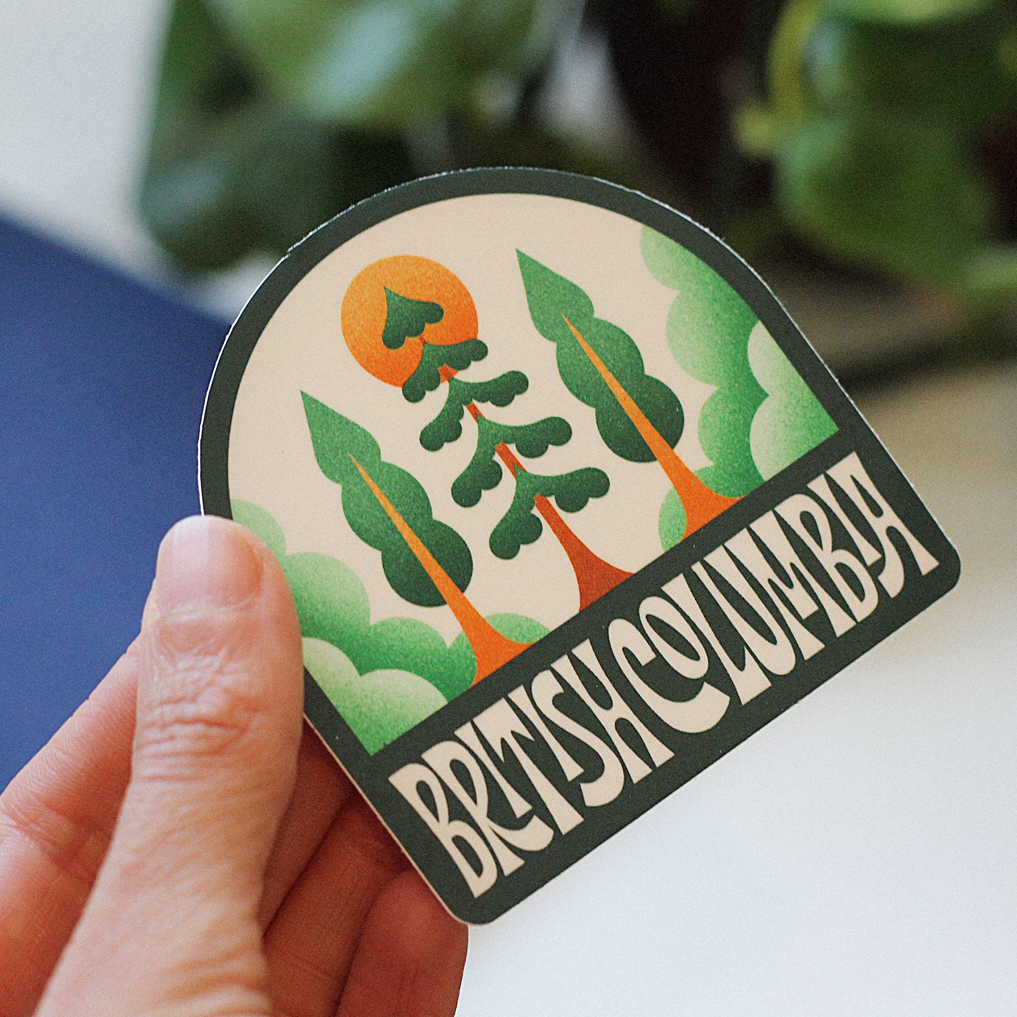 Julie Solvstrom Illustration - Wholesale Sticker - Beautiful British Columbia Vinyl Sticker Matte Waterproof3