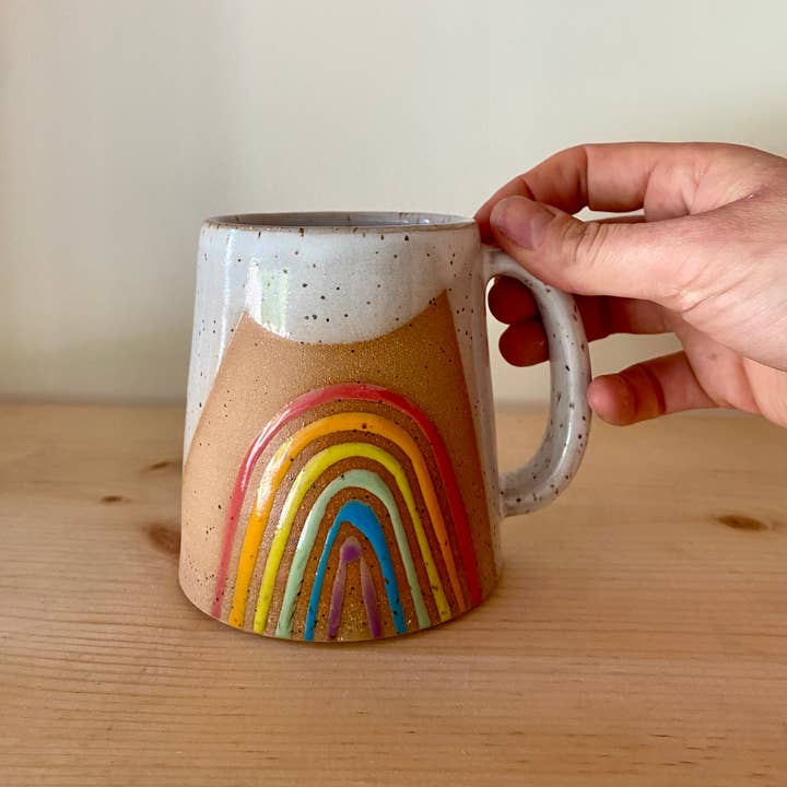 ROB Ceramics - Wholesale Coffee Mug - Rainbow Mug Handmade Ceramic8