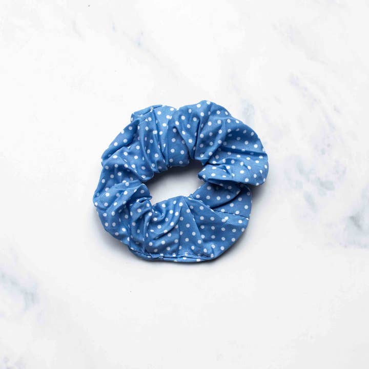 Tiepology - Wholesale Scrunchie - Women's - Blue Jeans Hair Scrunchie Set