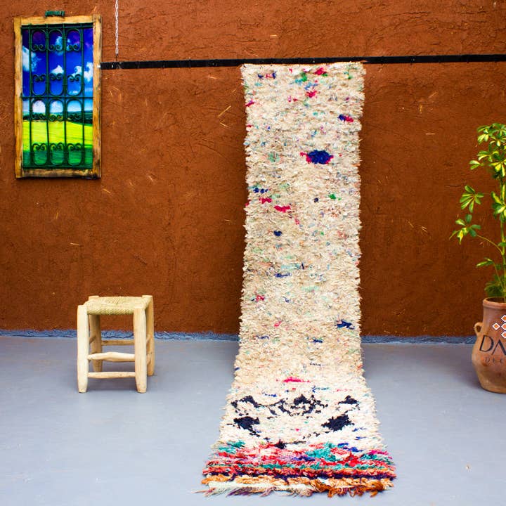 Minimalistisk Boucherwite gangen garnmåtte for engroshandel hos Daridecoo