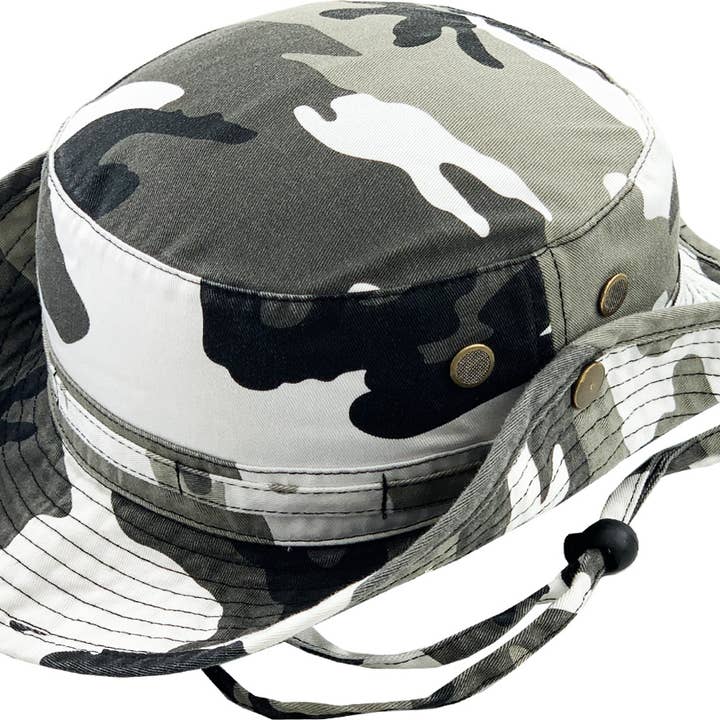 KBETHOS - Wholesale Bucket hat – Unisex - Solid Boonie Hat With String (Fitted)16