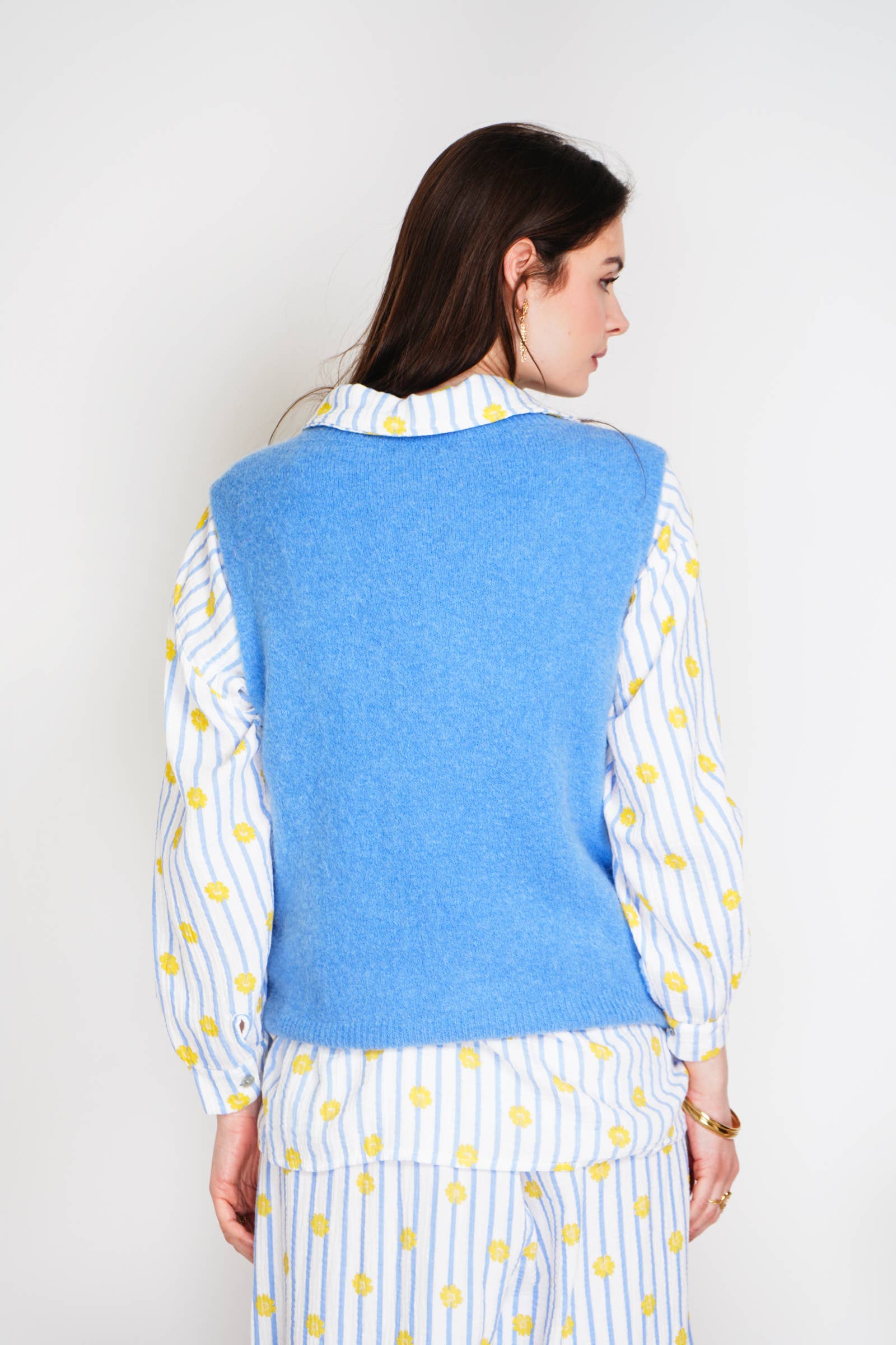 NOELINE – Engroshandel Pullover - Dame – Superfin alpaca vest uden ærmer 265102