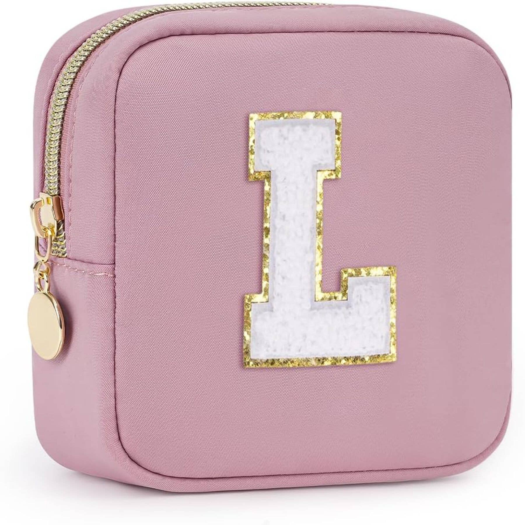 wandf – Großhandel Schmink-/Kosmetiktasche – Personalisierte Monogramm-Tasche Mini Initialen Schminktasche134