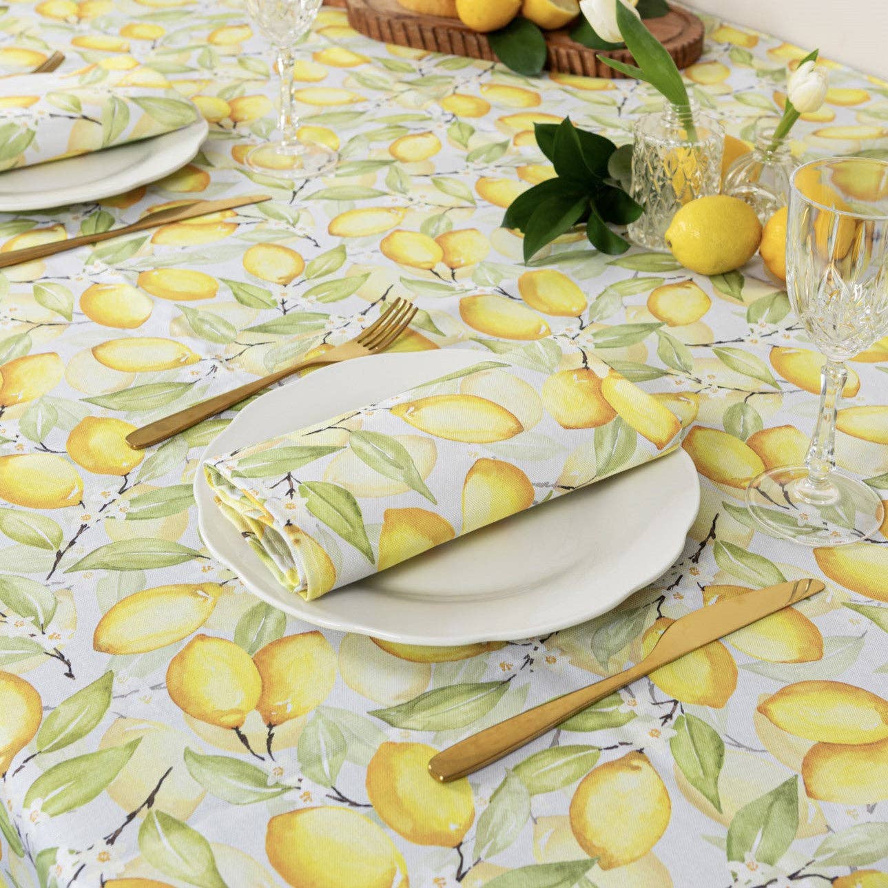 Pintail Candles | Avalon Home – wholesale Tablecloth – Summer Lemons Tablecloth0
