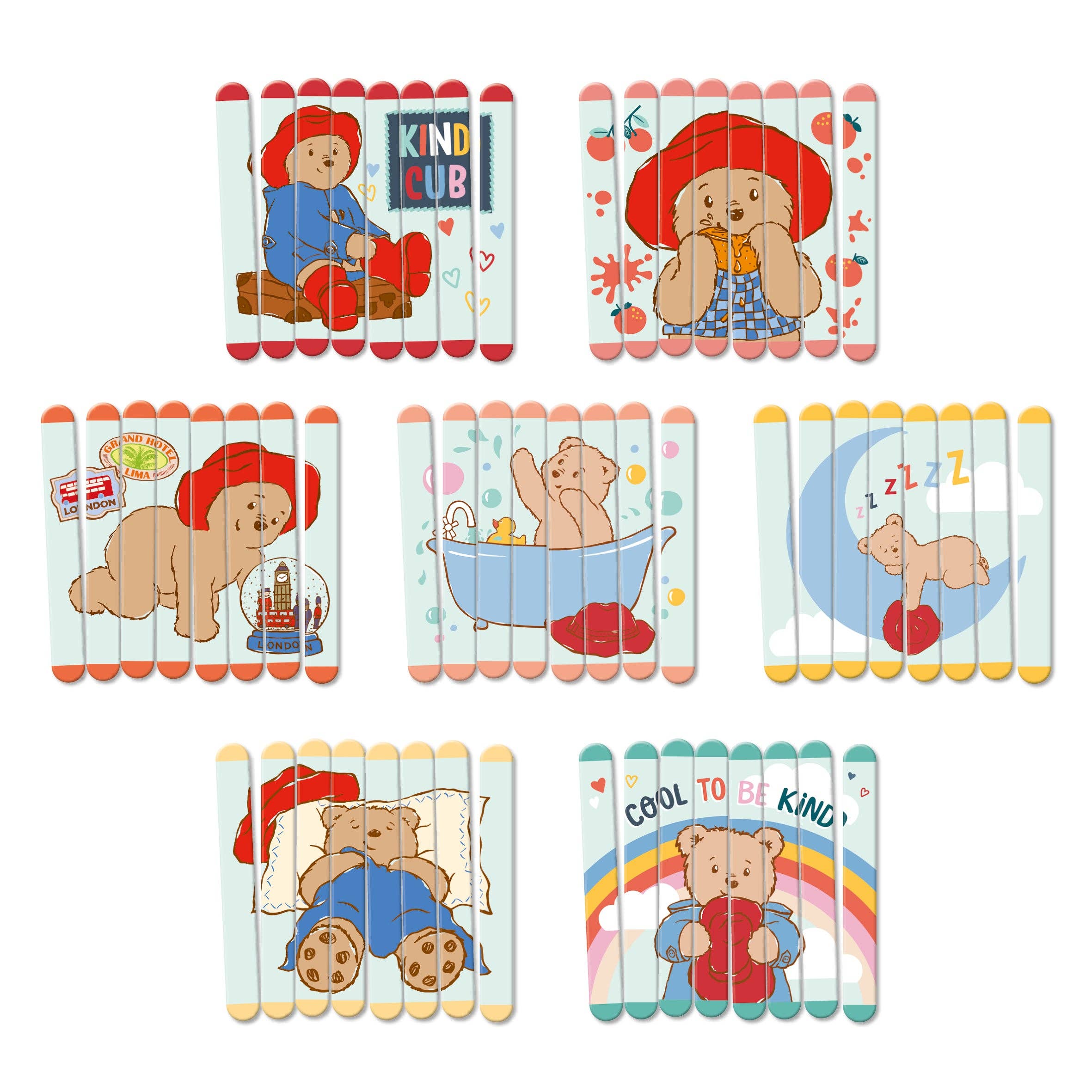 Robert Frederick Ltd - Wholesale Puzzle – Child - Paddington Lolly Stick Puzzles1