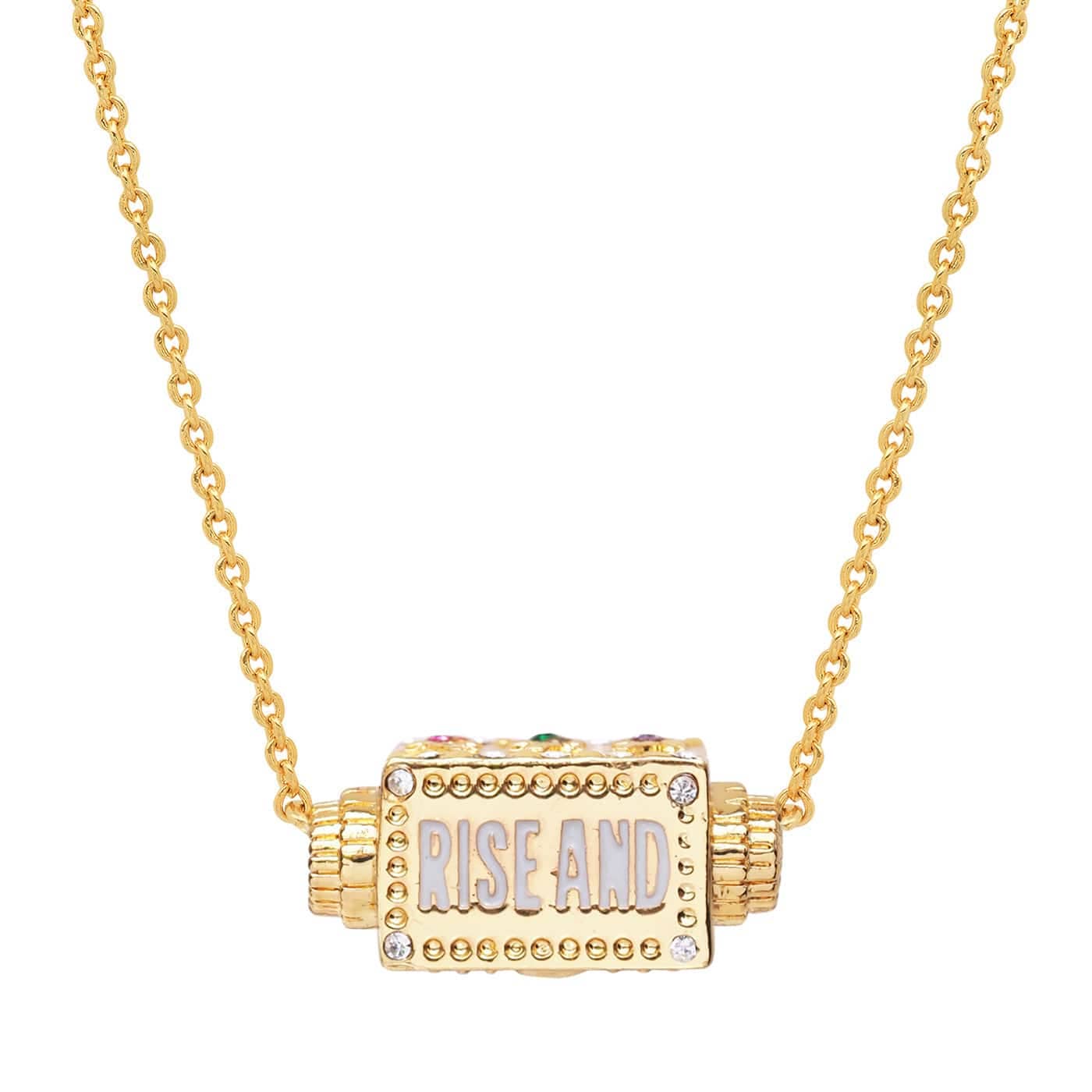 Gold Rise and Shine Spinner-Halskette für den Großhandel auf Faire1