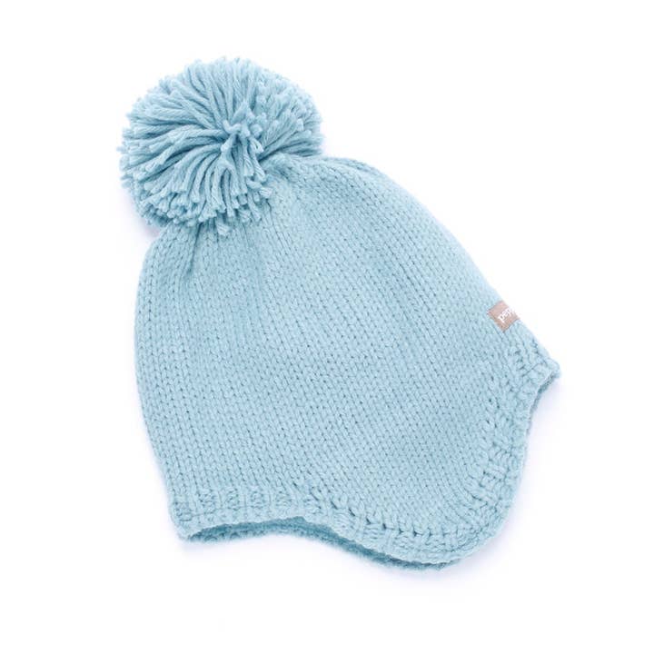 Toddler Warm Earflap Hat - Winter Blue- Girls / Boys for wholesale by Peppercorn Kids