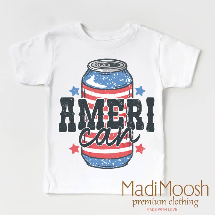 Camisa Ameri Can - 4 de julio para venta al por mayor de Madi Moosh