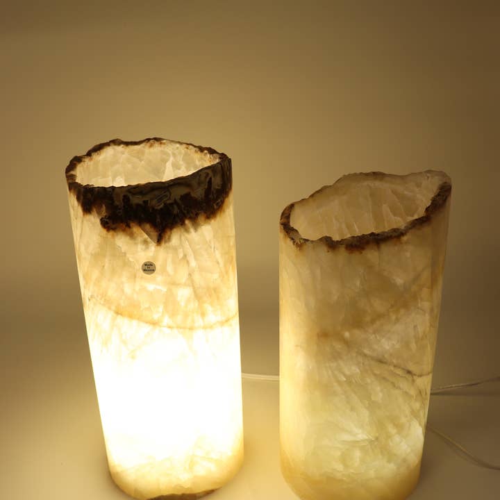 Mi Esperanza Minerals - Wholesale Accent/Desk Lamp - Onyx Lamps Set of 2