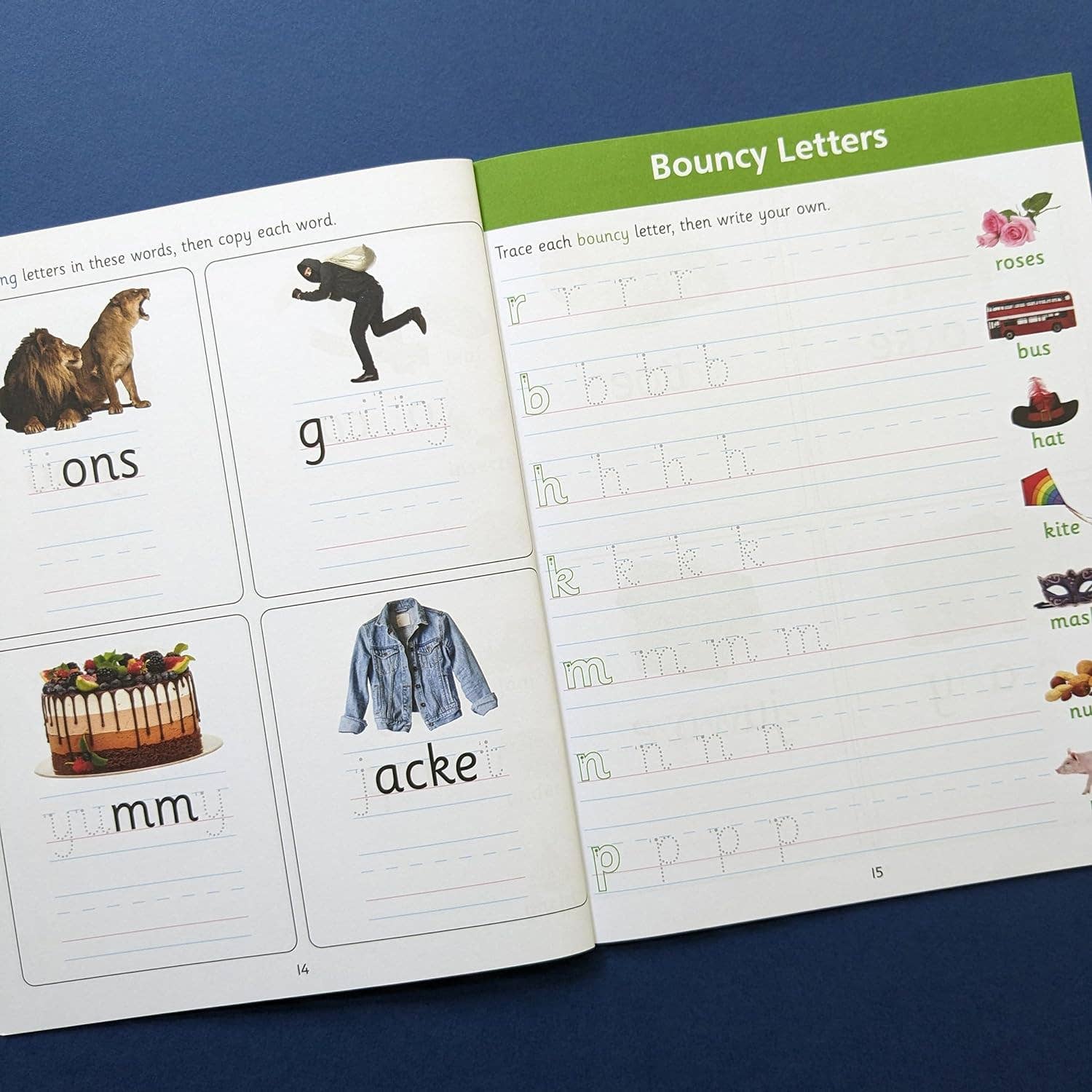 Robert Frederick Ltd - Venta al por mayor Libro para colorear y cuaderno de actividades - Niños y bebés - Cuaderno de ejercicios para controlar la pluma y escribir a mano para niños, primer año, de 5 a 6 años5