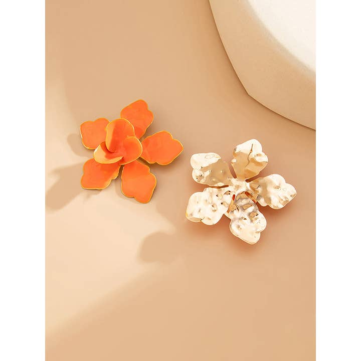 FurDecoration - Vente Boucles d'oreilles pendantes - Boucles d'oreilles pendantes en forme de fleur6