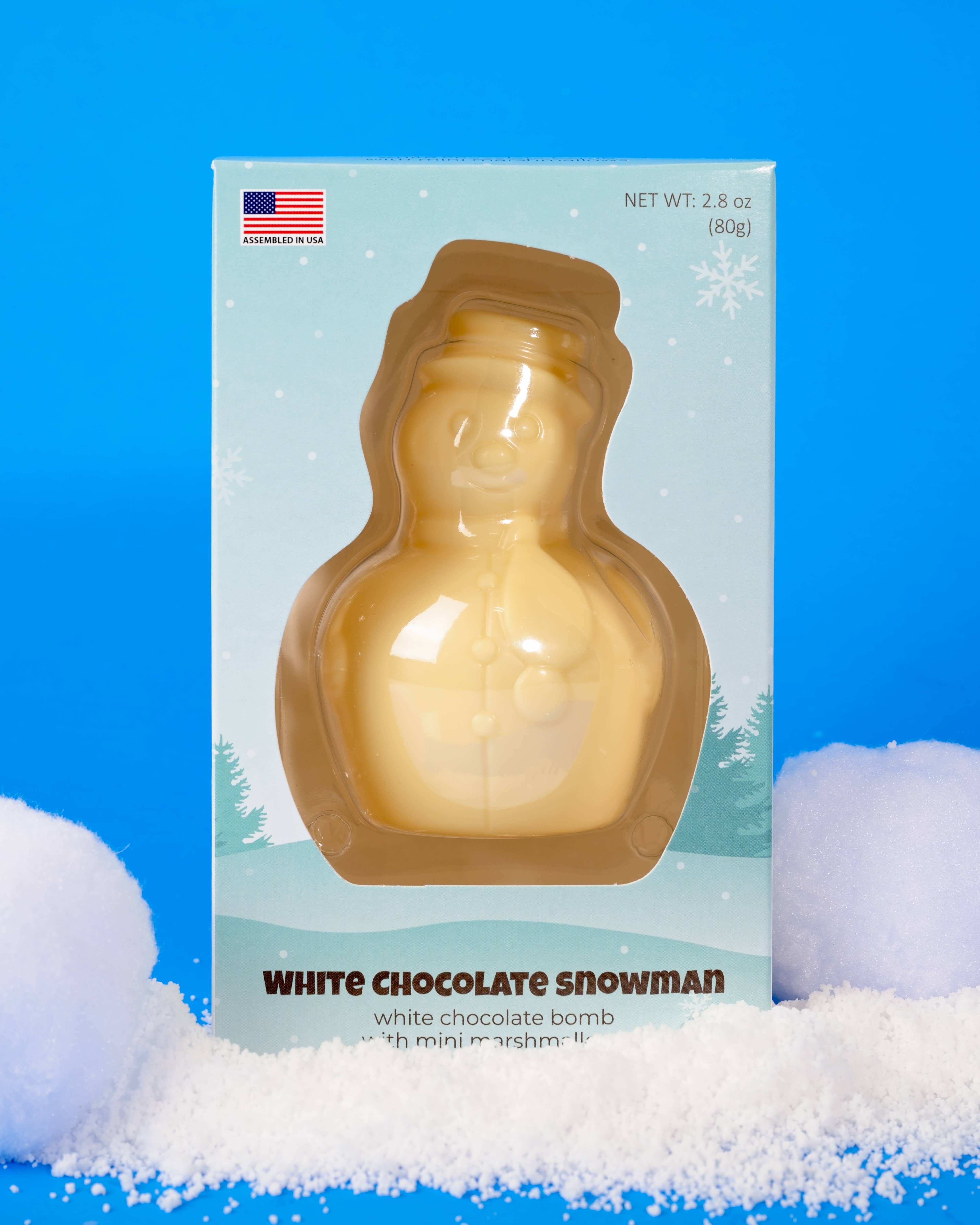 Cocoa Bombs™ - Wholesale Hot Cocoa Mix/Kit - 1 White Chocolate Snowman Cocoa Bomb1