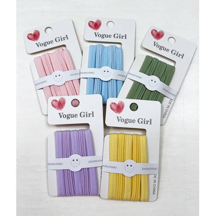 Color Seamless Ponytail Mixed Elastics Hair Ties for wholesale by Love and Repeat