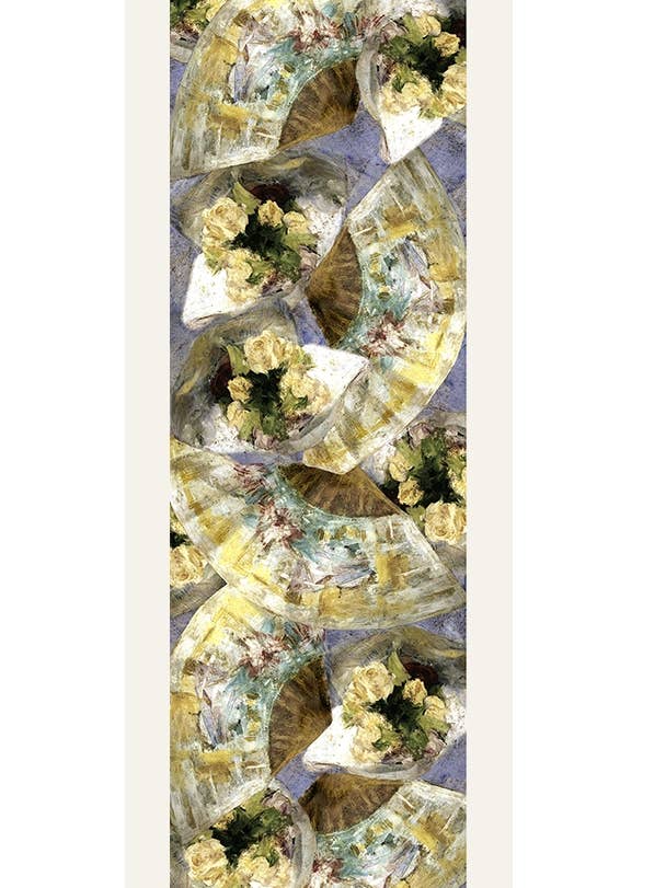 Echarpe 140 - Cassatt - In the Lodge pour la vente par Brochier Soieries