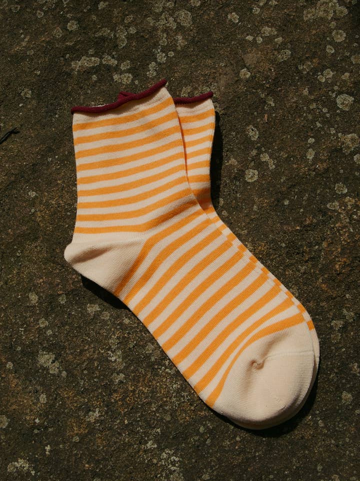 Beaten Path Co - Wholesale Socks - Unisex - CANYON GLOW STRIPED SOCKS3