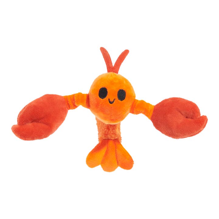 BARK Della Crawfish Plush Dog Toy XS/S for wholesale by Pet Palette Distribution