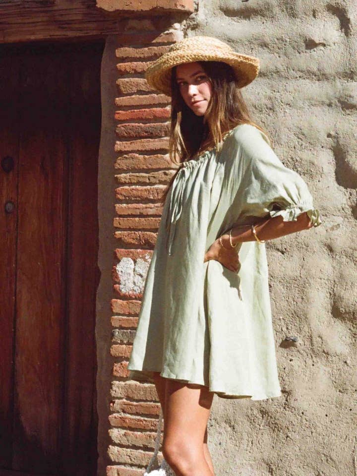 Robe Portofino - Robe Vert Sauge pour la vente par merritt charles