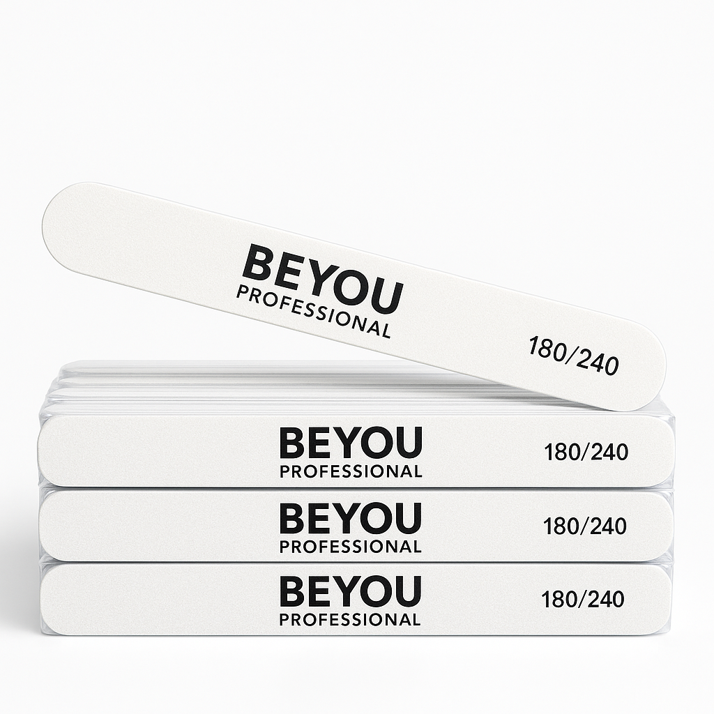 VIAI Beauty – wholesale Nagelfil – BEYOU Professionella Nagelfilar 180/240 Grit, Plastbas0
