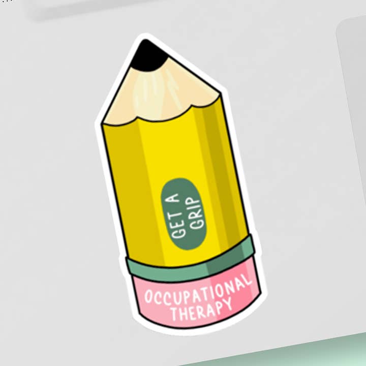 3" Get a Grip | Vinyl Sticker for wholesale by Art with Saenz