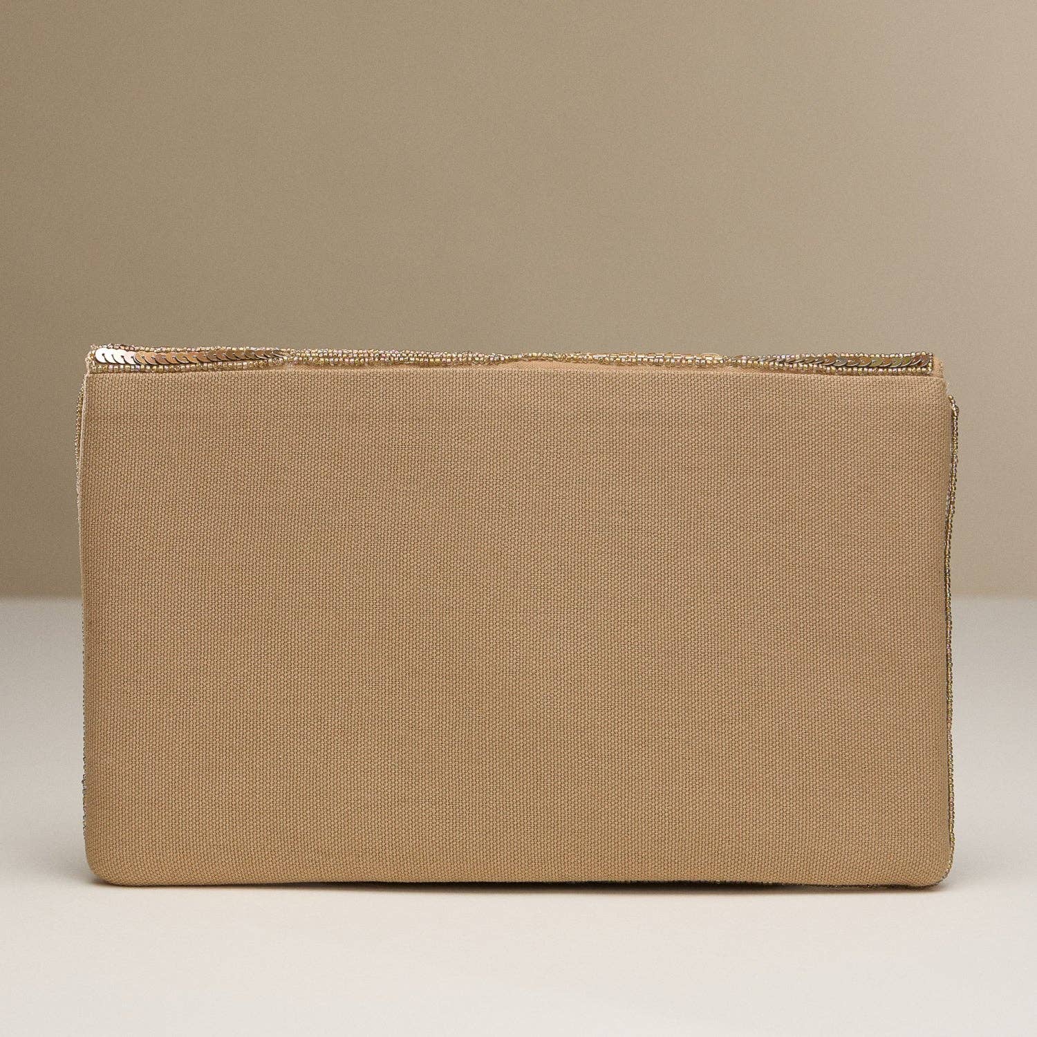 Or Pochette à paillettes dorées – Sac de soirée glamour avec franges et bandoulière chaîne en vente sur Faire1