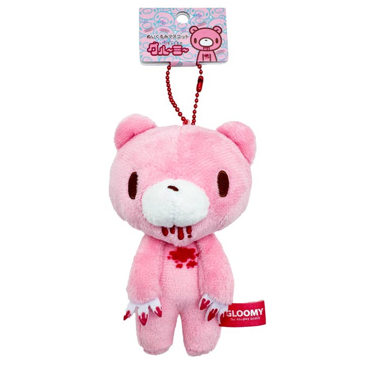 LASR - Wholesale Keychain - Women's - Gloomy Bear Blood Bear Plush Ball Chain Mascot Keychain3