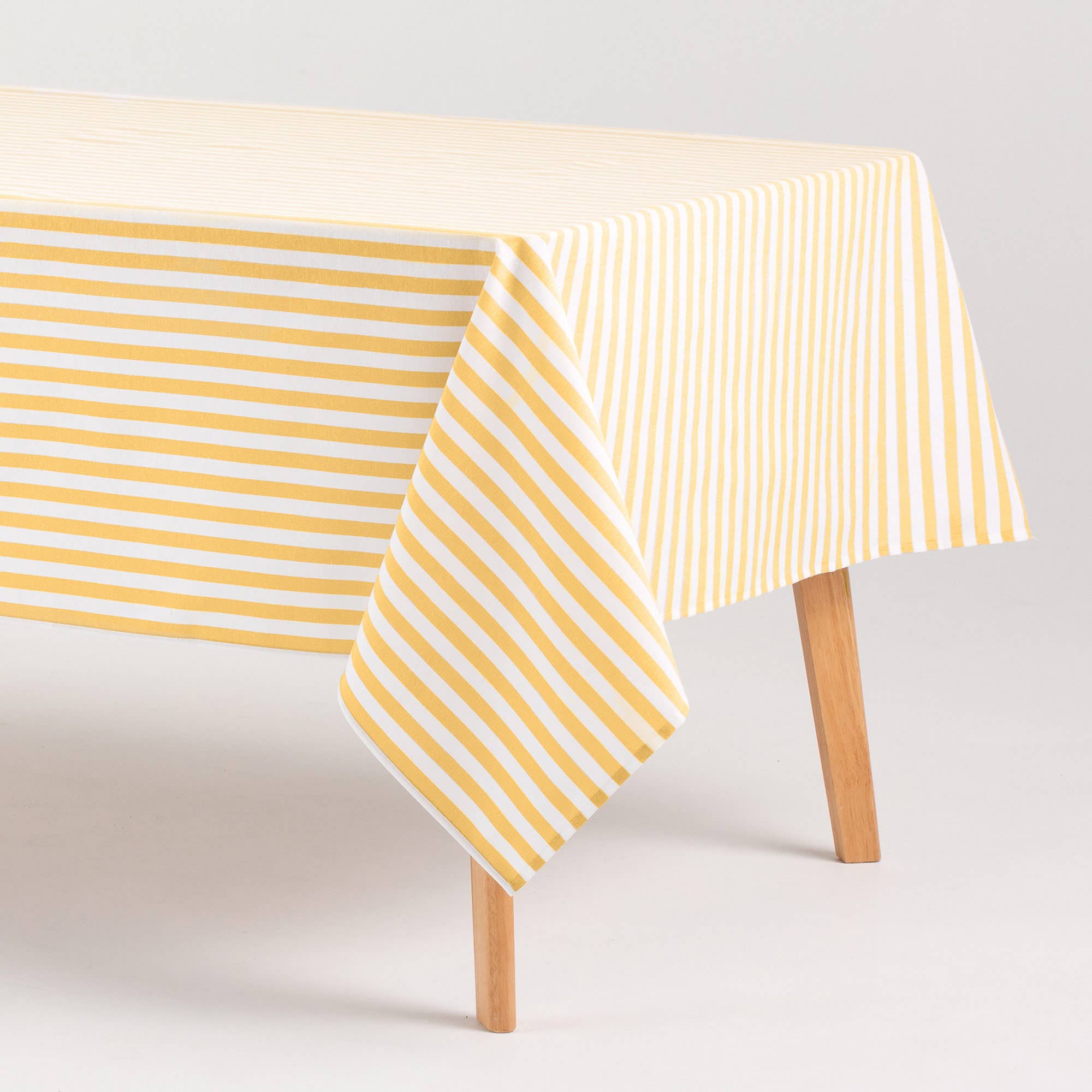 GAMUSI - Wholesale Tablecloth - Stain-resistant cotton tablecloth fabric feel stripes ALMA5