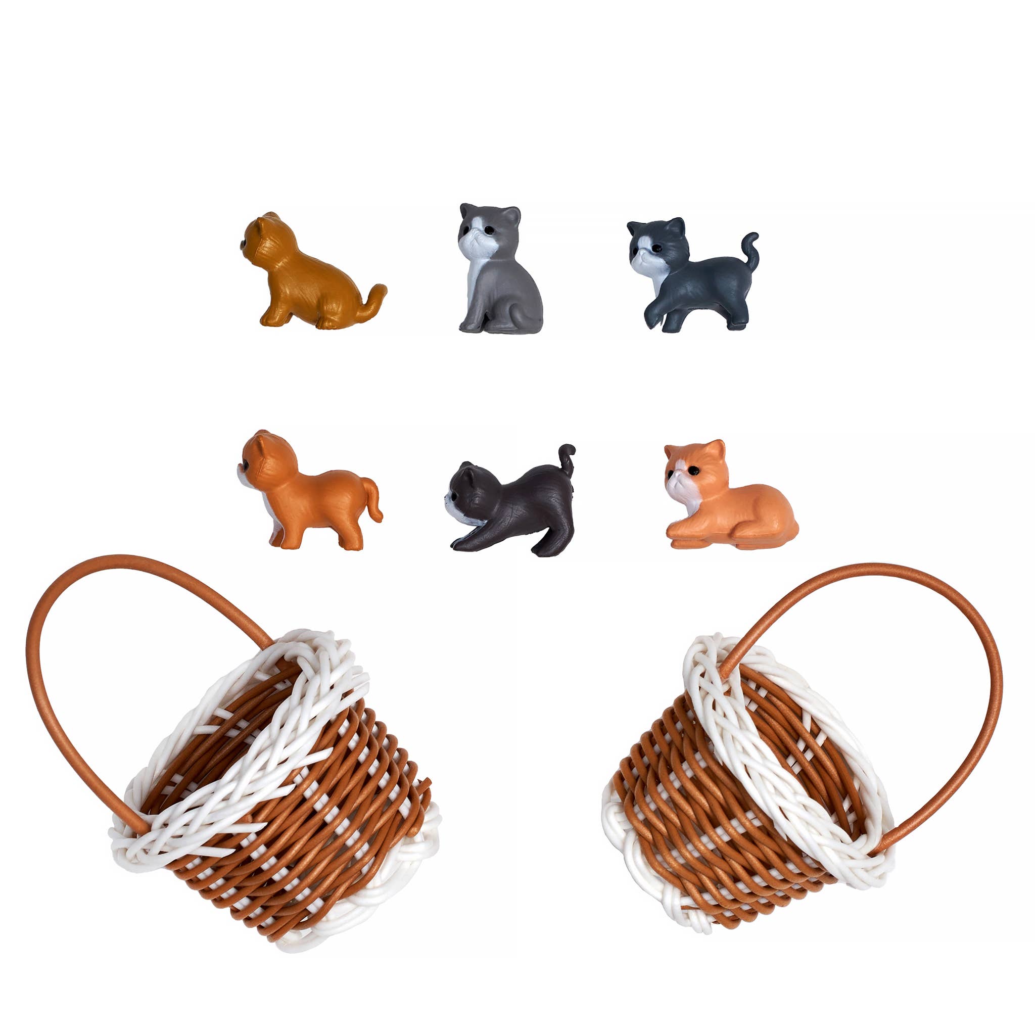 Spa Pure, inc. - Vente Bombe de bain/poudre effervescente pour le bain - Spa Pure Kittens in Basket : 6 adorables bombes de bain chatons6