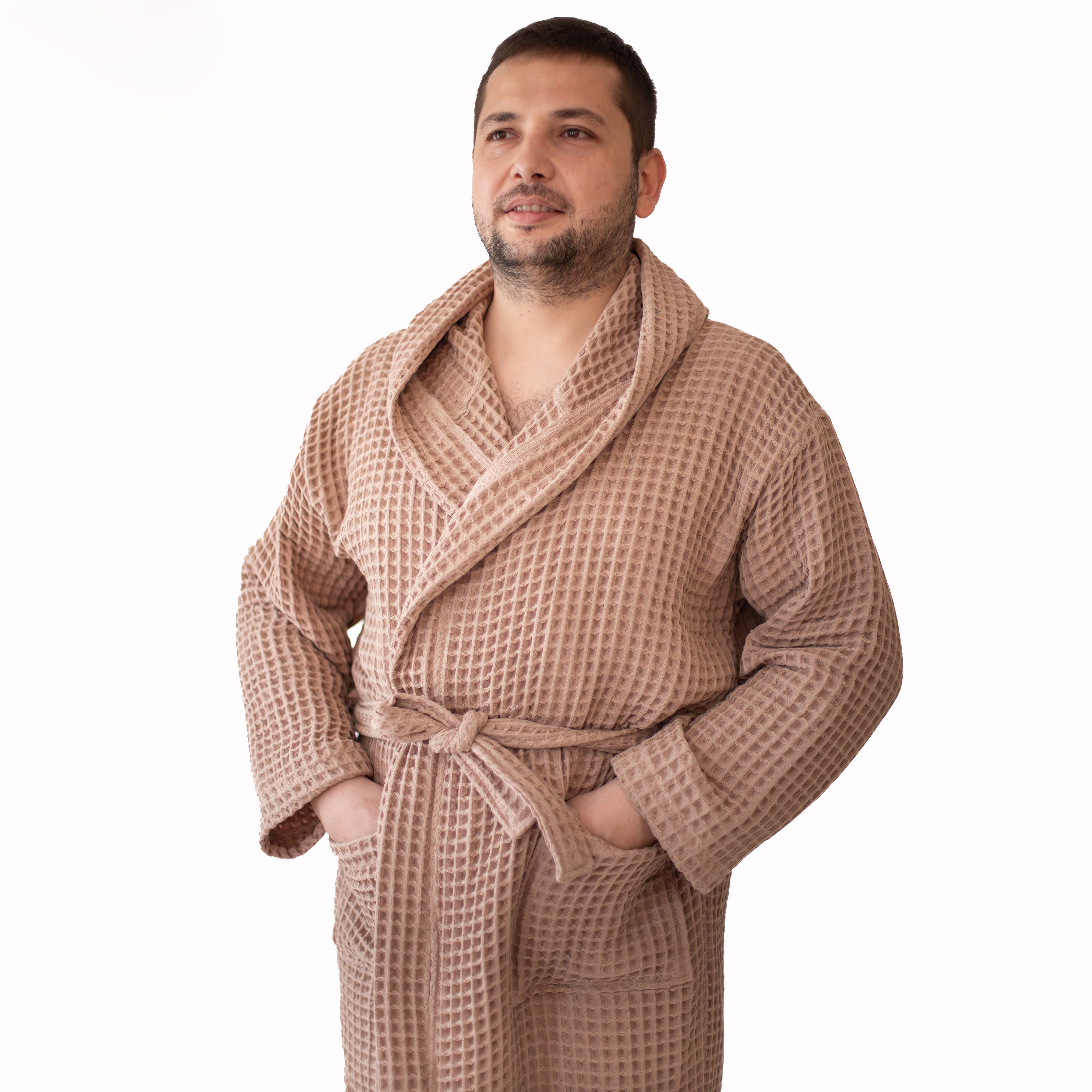 Vivamaison – Engroshandel Morgenkåbe - Unisex – Premium Vaflet Bomuld Badekåbe, Unisex Spa Komfort68