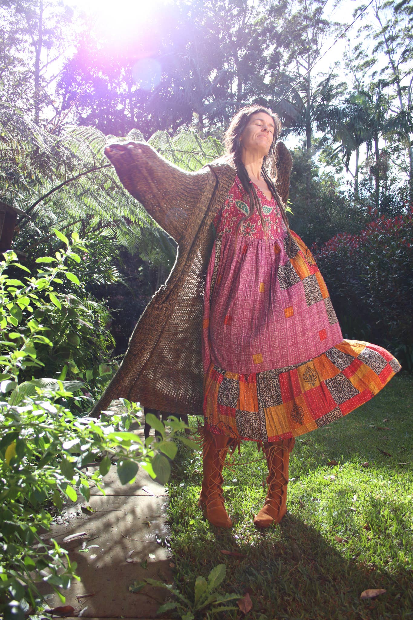 Renew Vintage - Wholesale Dress - Women's - Saheli Kantha Dress3