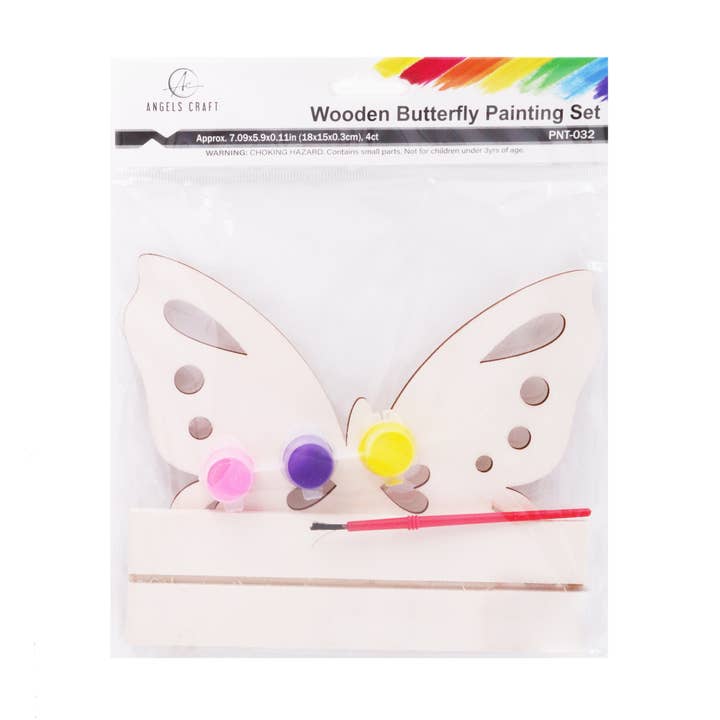 Wooden Painting Set- Butterfly for wholesale by Angels Craft