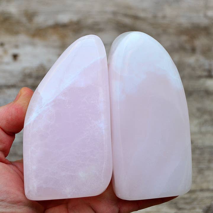 Kaia & Crystals - Wholesale Spiritual Stone/Crystal - 1 Kg Lot of Pink Mangano Calcite Free Forms (4-6 Pcs)2