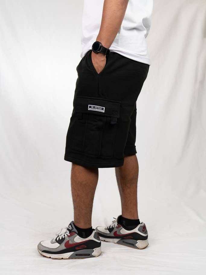 Lime Tree Clothing Inc. - Wholesale Pants – Men's - Men's Heavyweight Fleece Cargo Shorts–Durable & Comfortable3