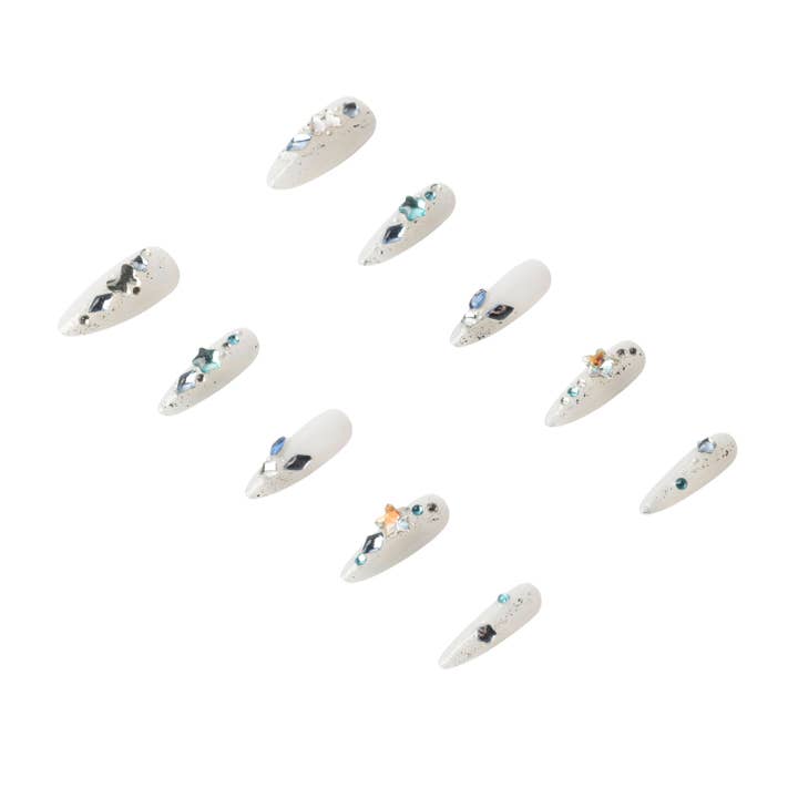 3H Luxury Handmade Press-on Nails - Midnight Spark for wholesale by 3H Nails