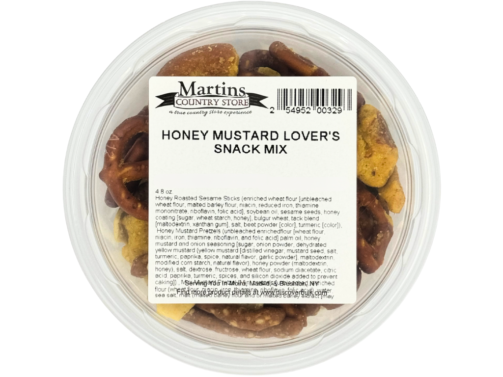 Martin's Country Store LLC - Wholesale Trail Mix - HONEY MUSTARD SNACK MIX 4.8oz3