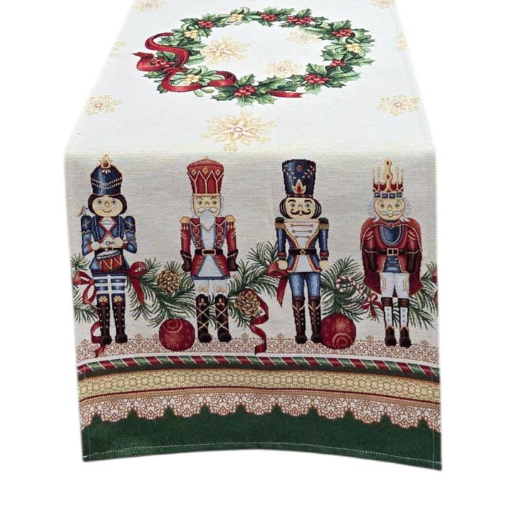 Christmas Runner Soldier Lurex in Gobelin for wholesale by Lunaria Lab