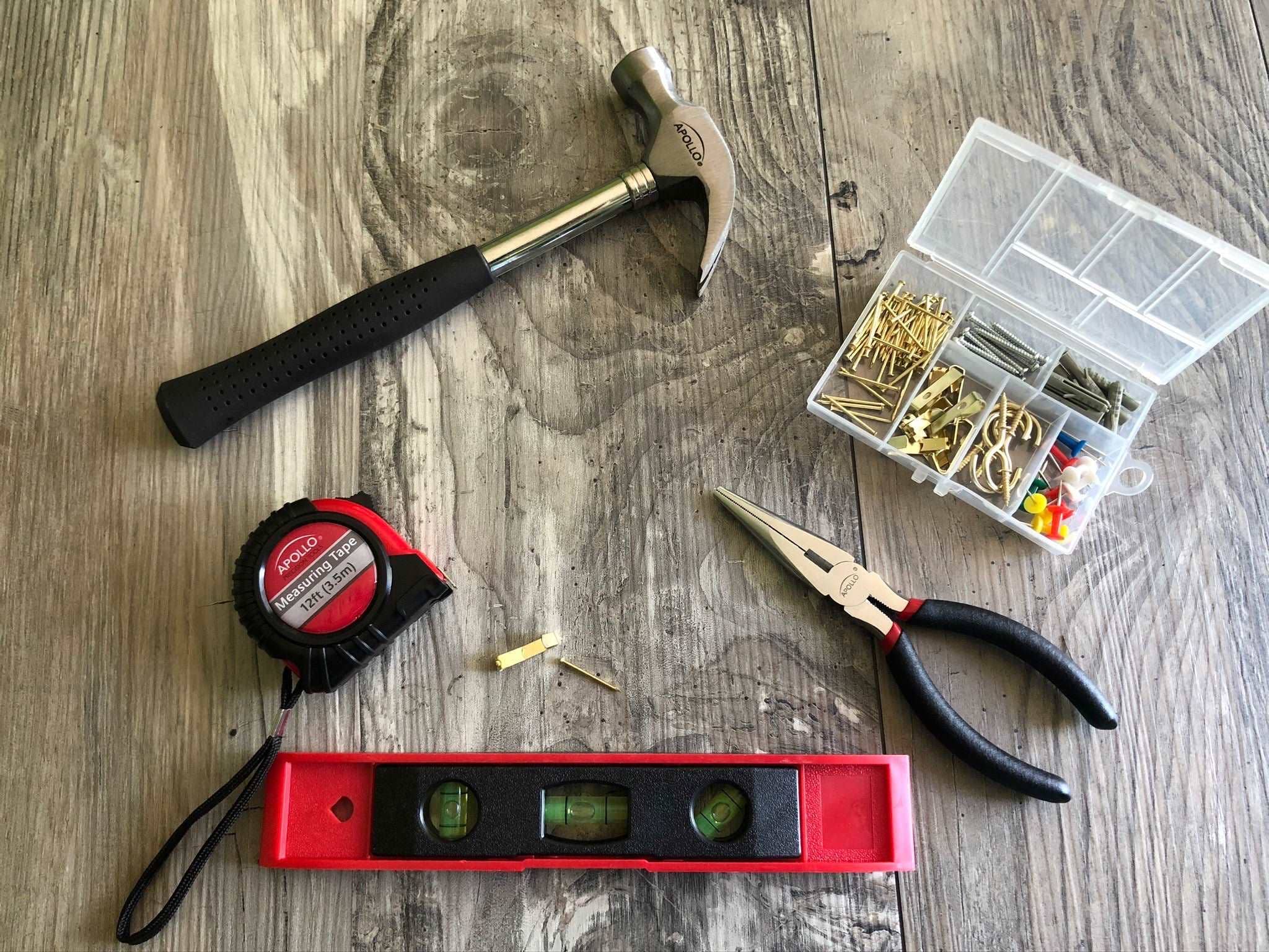 Apollo Tools - Wholesale Handy Tool - 161 Pc Household Tool Kit w 3.6v Li-ion Cordless Screwdriver9