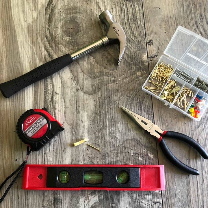 Apollo Tools - Wholesale Handy Tool - 161 Pc Household Tool Kit w 3.6v Li-ion Cordless Screwdriver9