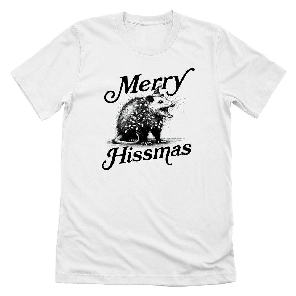 Let's Get This Thread - Wholesale Screen Printed T-Shirt - Unisex - Merry Hissmas Script3