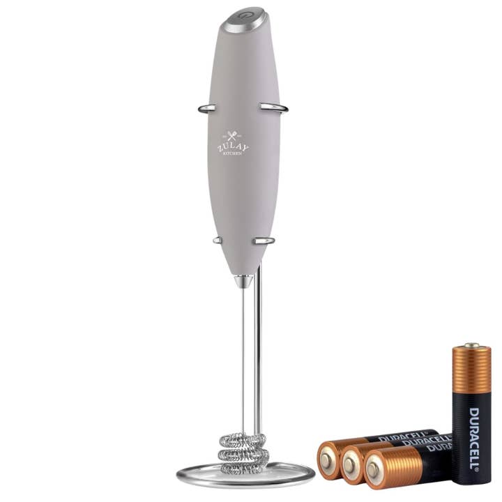 Zulay Kitchen - Vendita all'ingrosso Utensile/attrezzo da cucina - Frullino Montalatte Tornado – Include 4 batterie AA21