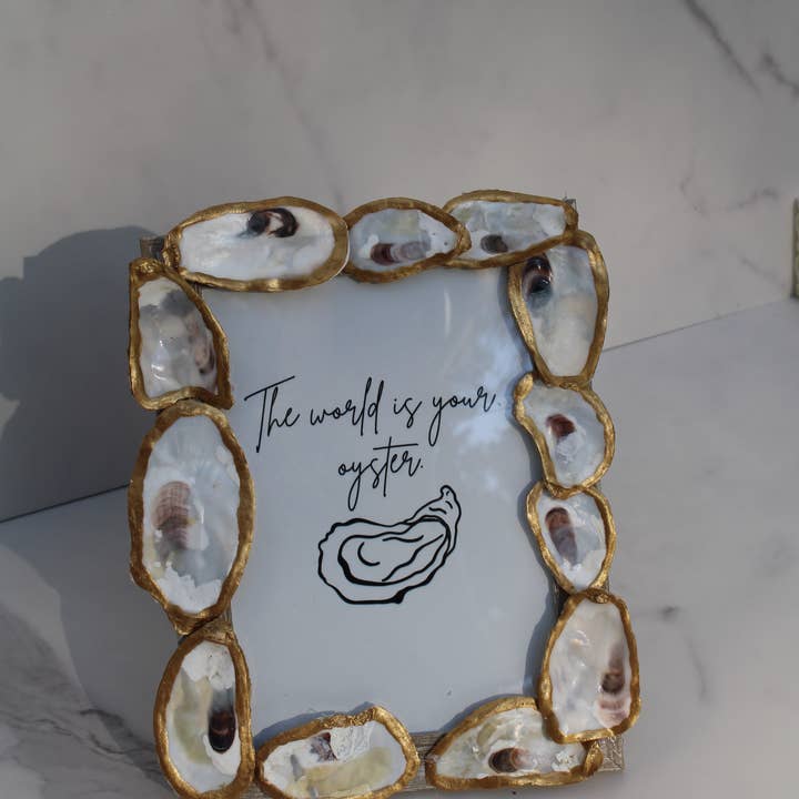 The World is Your Oyster 5x7 Frame for wholesale by Coastal Collective Co.