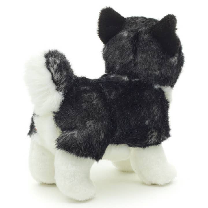 Uni Toys - Wholesale Stuffed/plush toy – Kids & baby - Husky puppy, standing (black) - cuddly/plush toy2