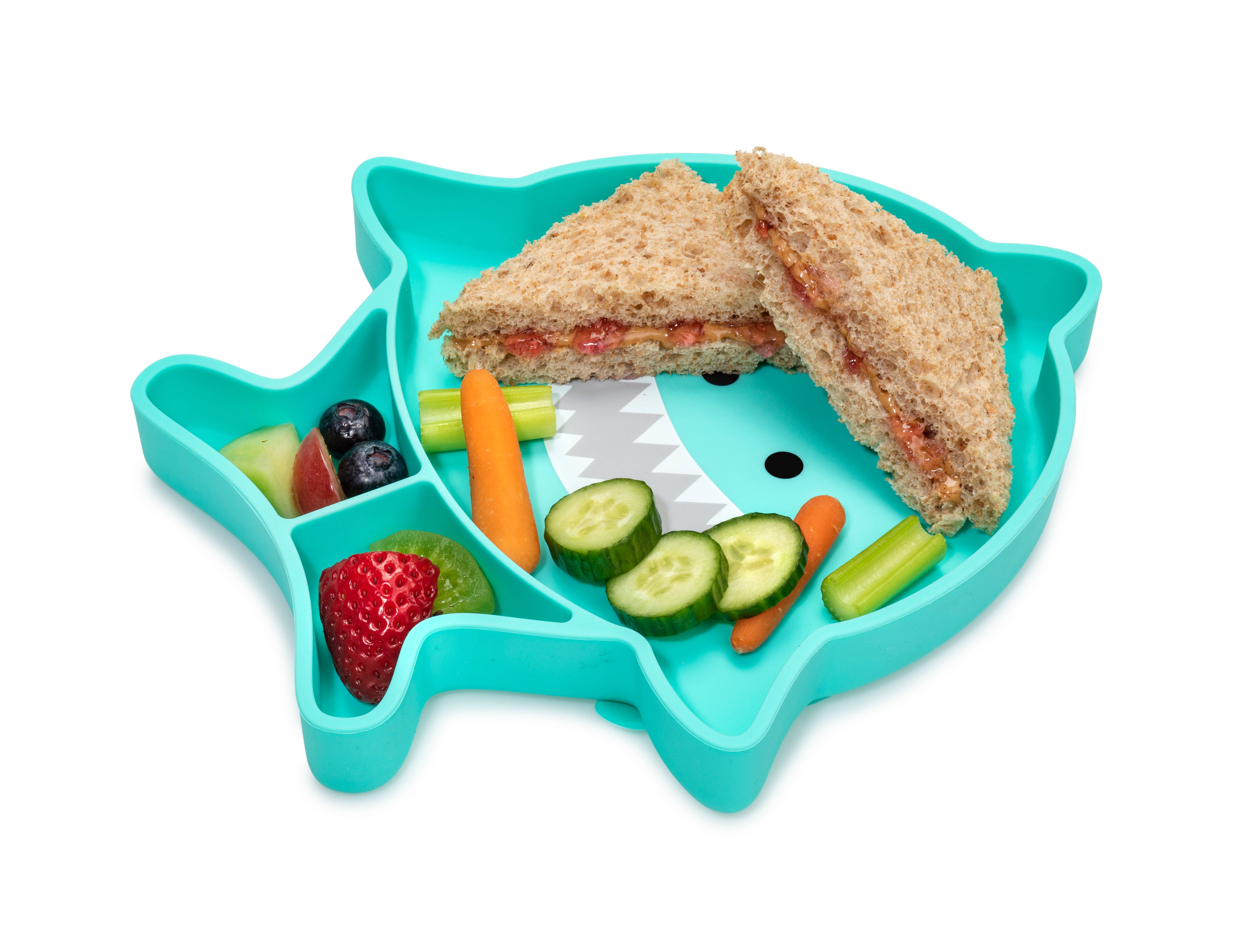 melii - Vente Assiette – enfant et bébé - Assiette à ventouse divisée en silicone10