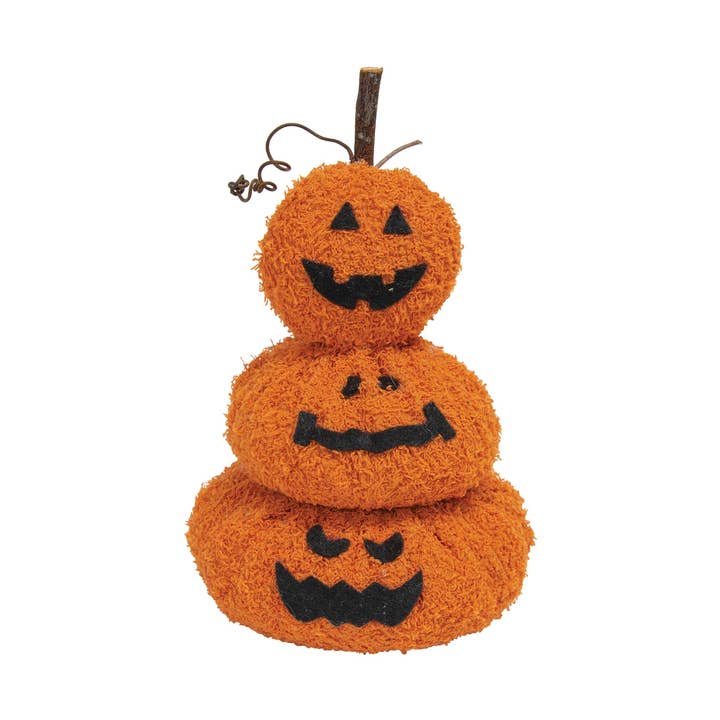 Melting Jack O' Lantern Stack for wholesale by The Hearthside Collection