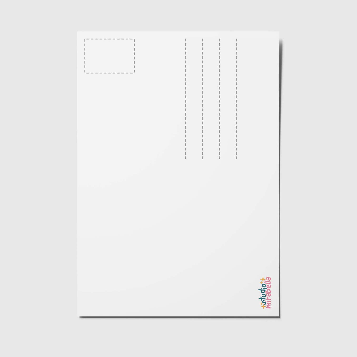 studio mirabella - Wholesale Everyday Greeting Card - Thank you so much - A6 postcard1