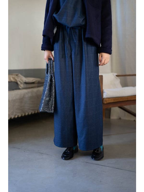 Mecà nico Atelier - Wholesale Pants - Women's - Yohji wool check pants