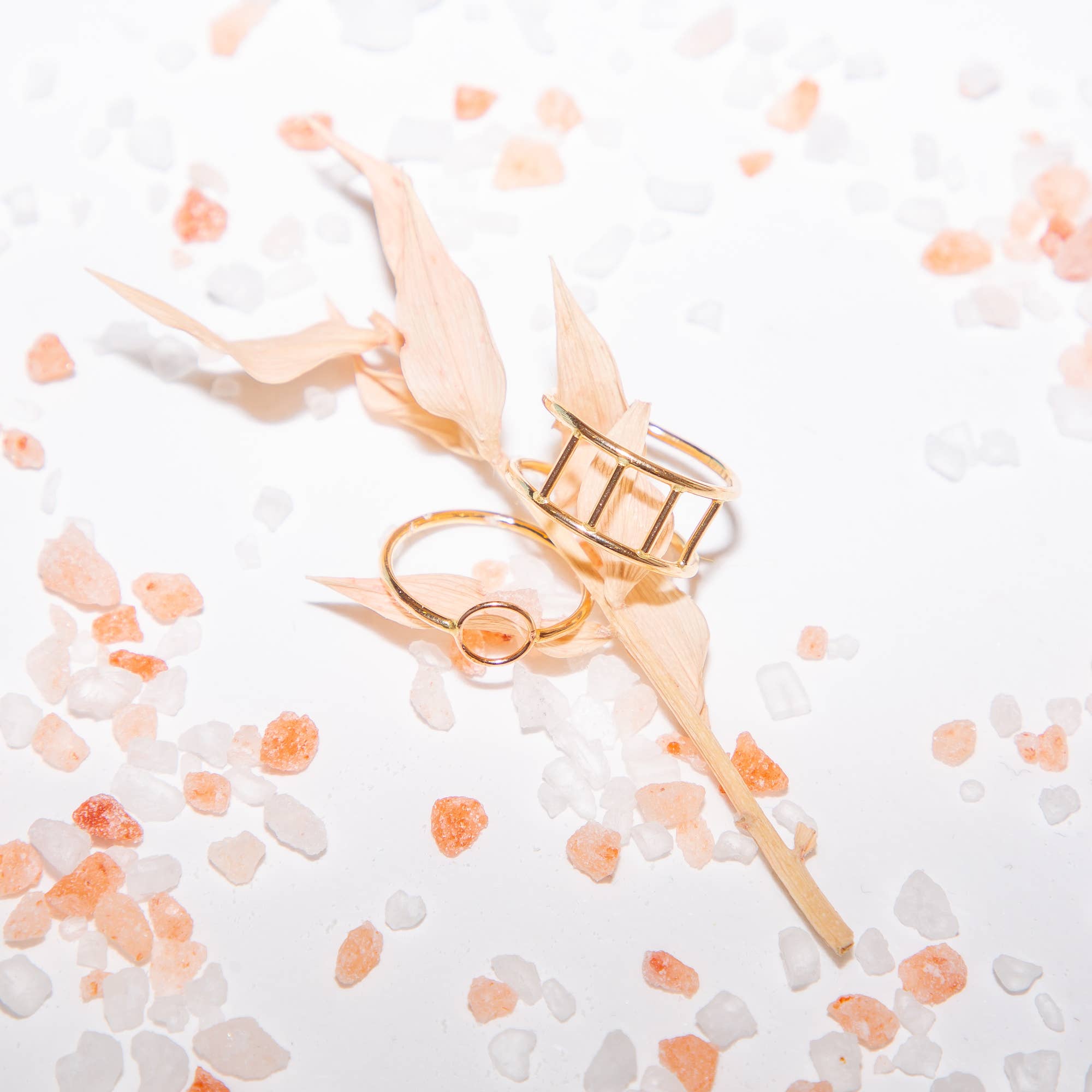 Mineral and Matter - Wholesale Band/Stacked Ring - Circle Ring Goldfill Open Circle Ring Round Band3