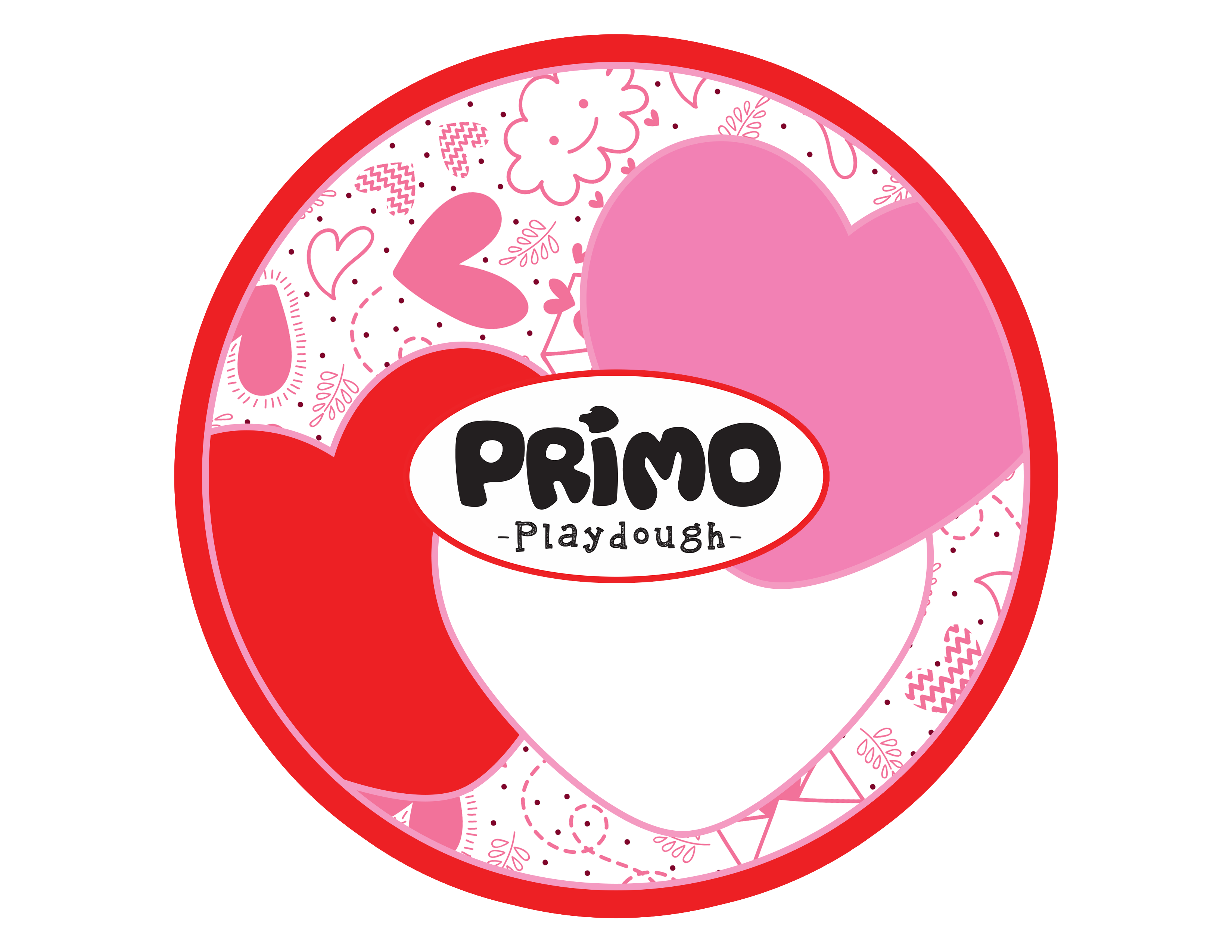 Primo Playdough - Wholesale Putty/Slime - Kids - Scented Playdough Valentine 3-Pack (5 ounce)3