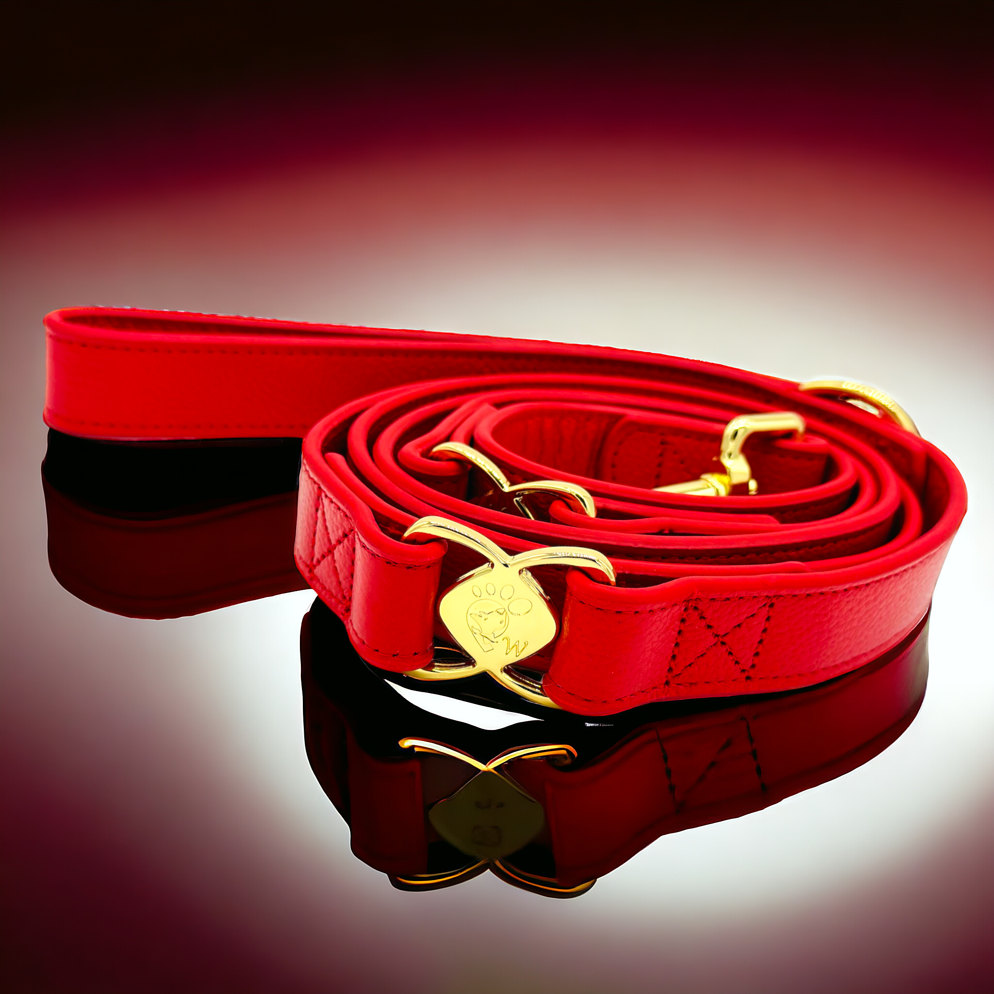 PupWiser - Wholesale Pet Leash - Dog - PupWiser Handmade Leather Dog Leash V21