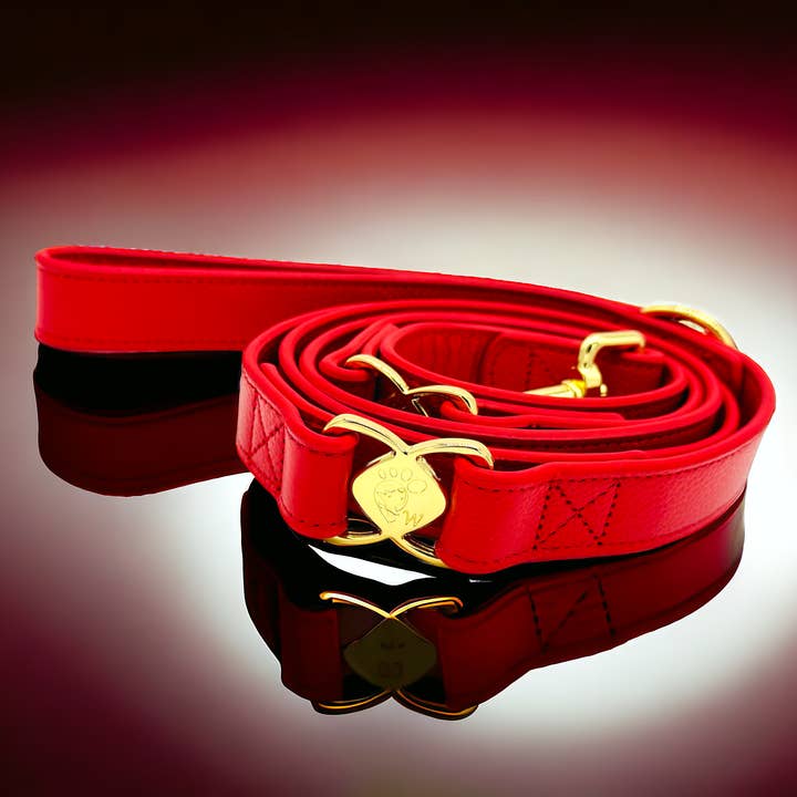 PupWiser - Wholesale Pet Leash - Dog - PupWiser Handmade Leather Dog Leash V21